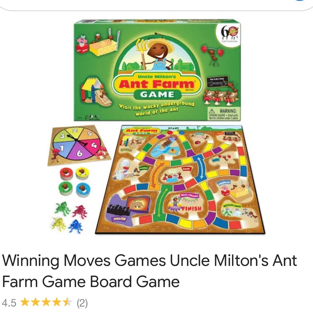 Ant farm board game sealed